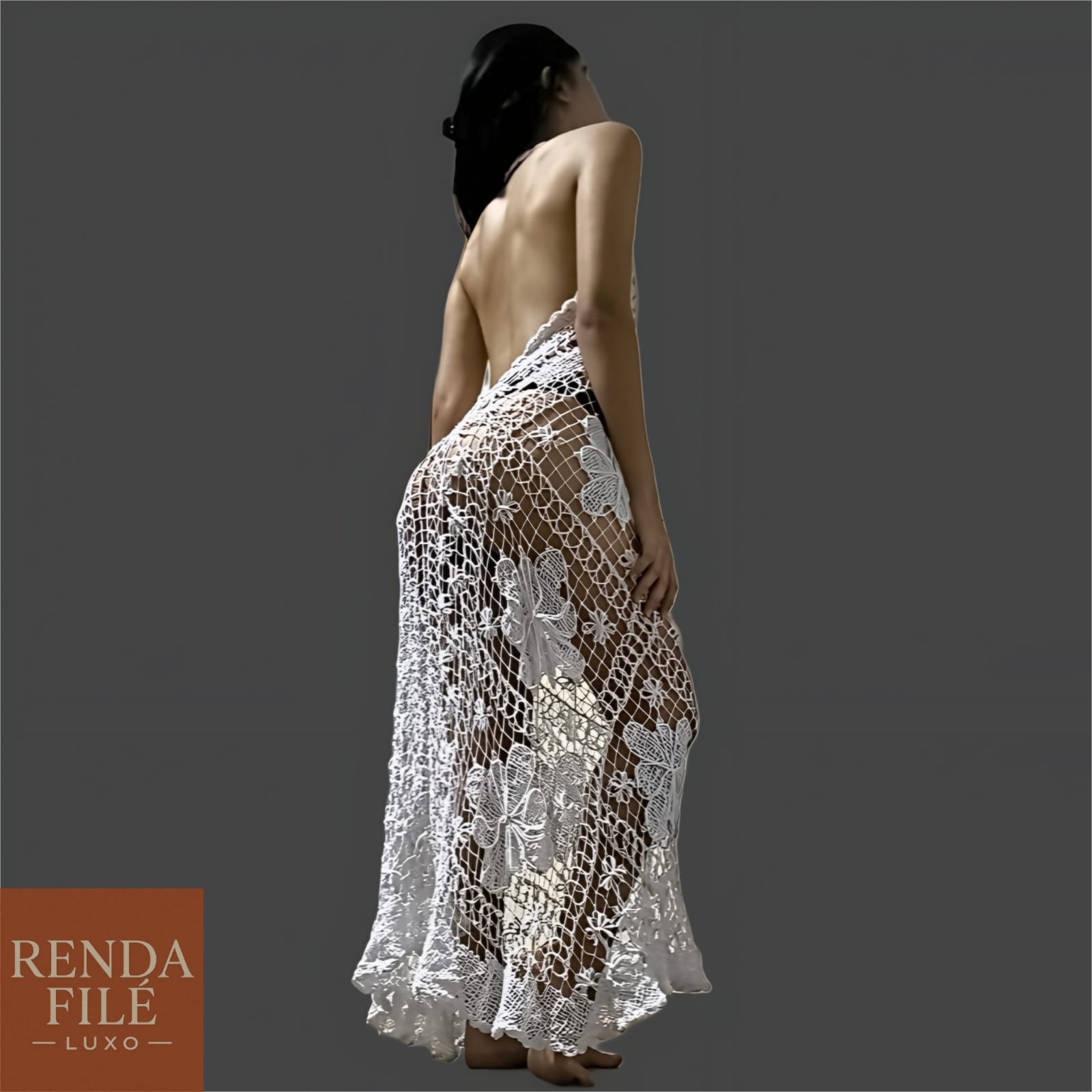Vestido Sereia Branco - Imagem 2
